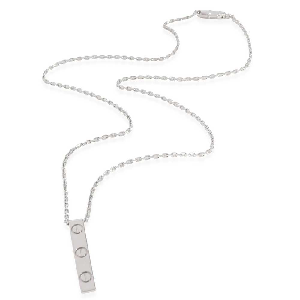 Cartier Cartier Love Bar Pendant in 18K White Gold - image 2