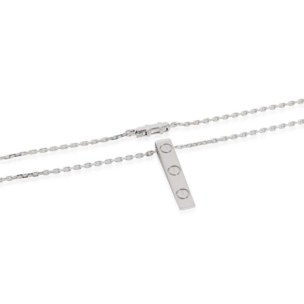 Cartier Cartier Love Bar Pendant in 18K White Gold - image 3