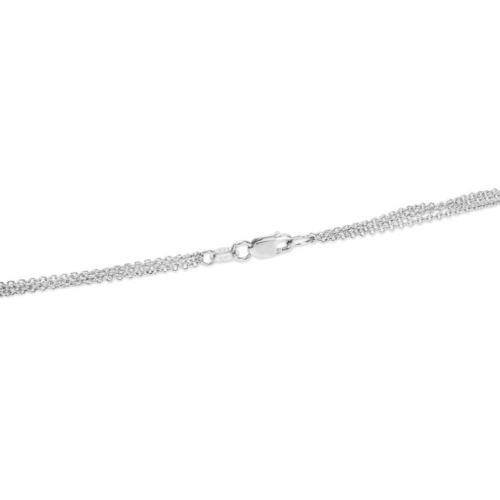 Louis Vuitton Pave Diamond Heart Pendant in 18K W… - image 3