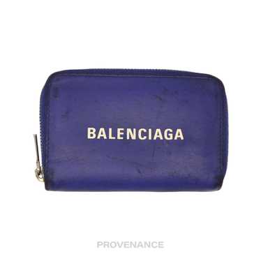 Balenciaga 🔴 Balenciaga Logo Zip Card Wallet - B… - image 1
