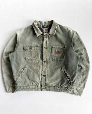 Carhartt × Vintage Carhartt Distressed Jacket - image 1