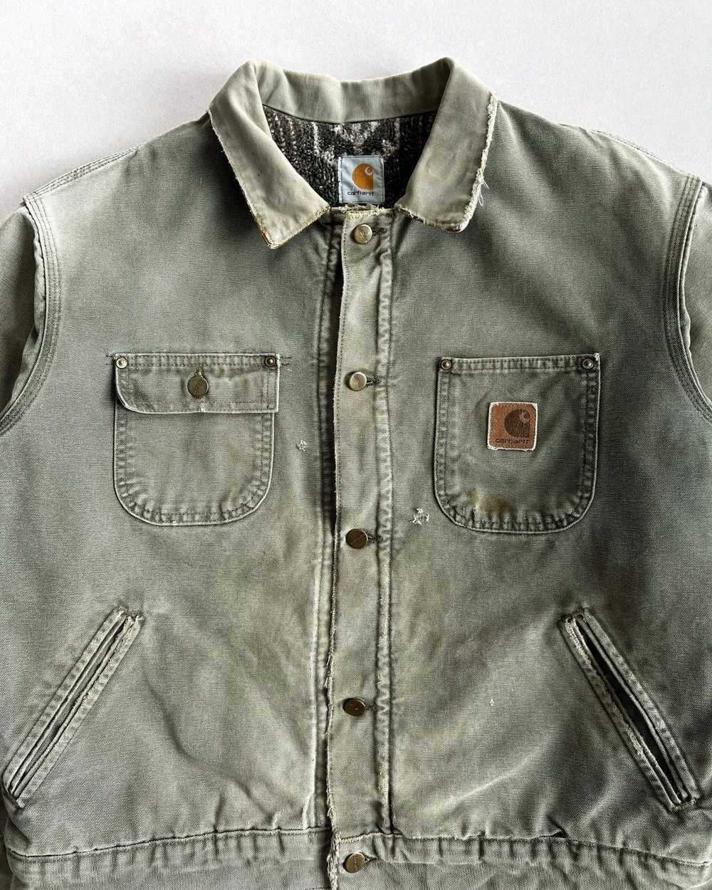 Carhartt × Vintage Carhartt Distressed Jacket - image 3