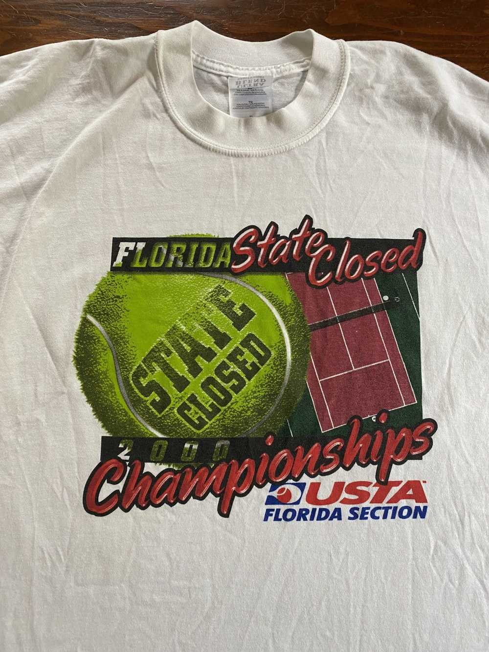 Gildan × Vintage Vintage Y2K USTA Florida Tennis … - image 3