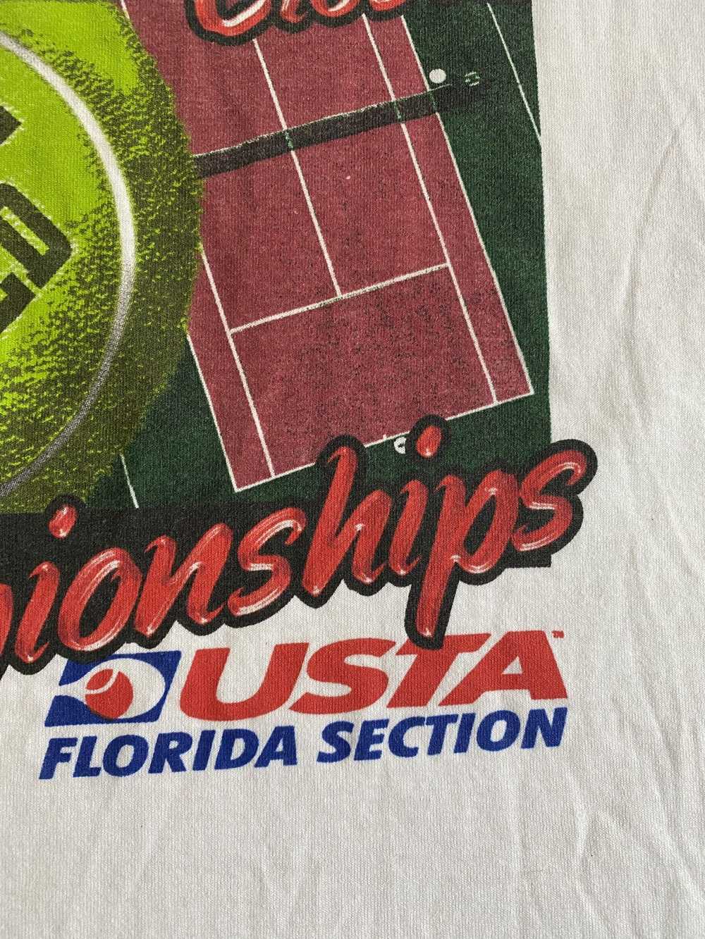 Gildan × Vintage Vintage Y2K USTA Florida Tennis … - image 9