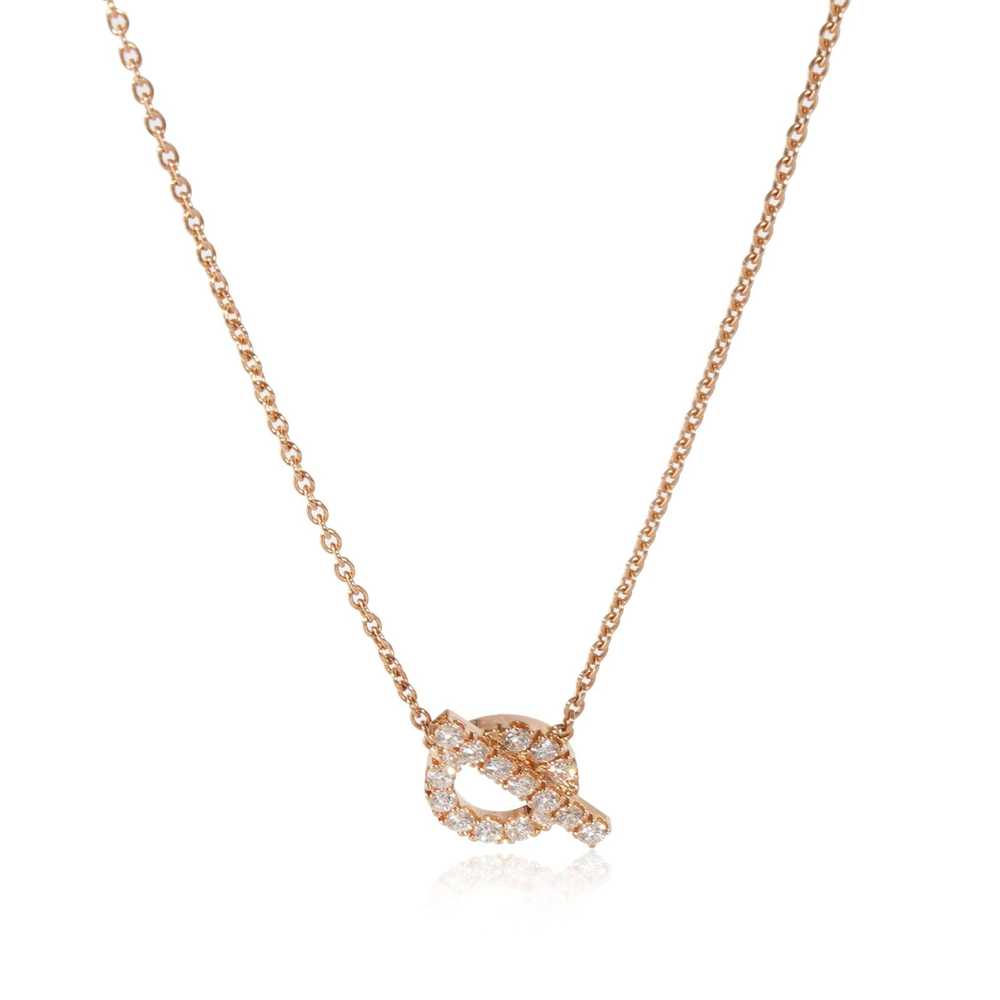 Hermes Hermès Finesse Pendant with Diamonds in 18… - image 1