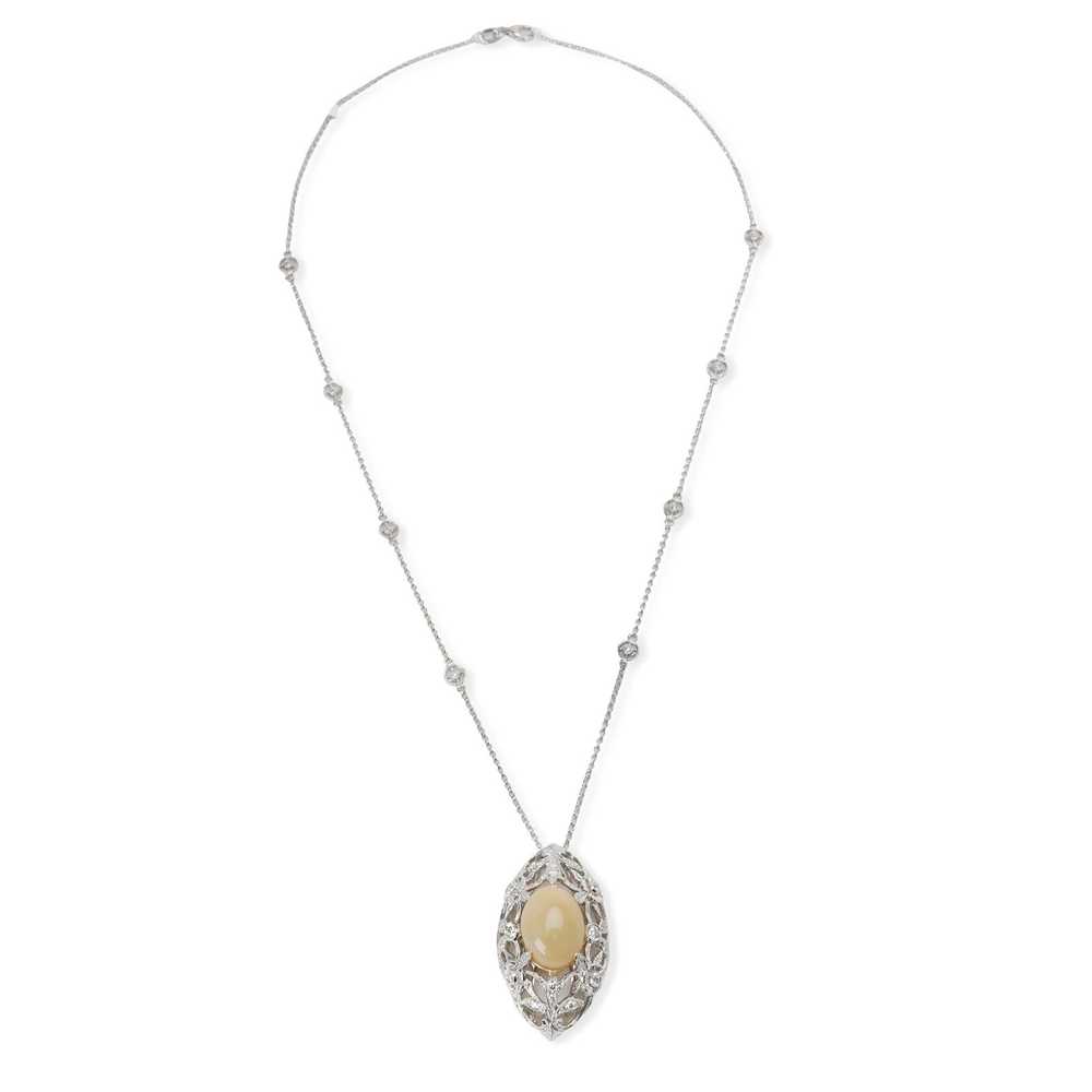 David Yurman Designer Opal & Diamond Foliated Mar… - image 2