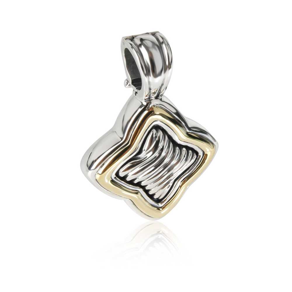 David Yurman David Yurman Quatrefoil Cable Pendan… - image 1