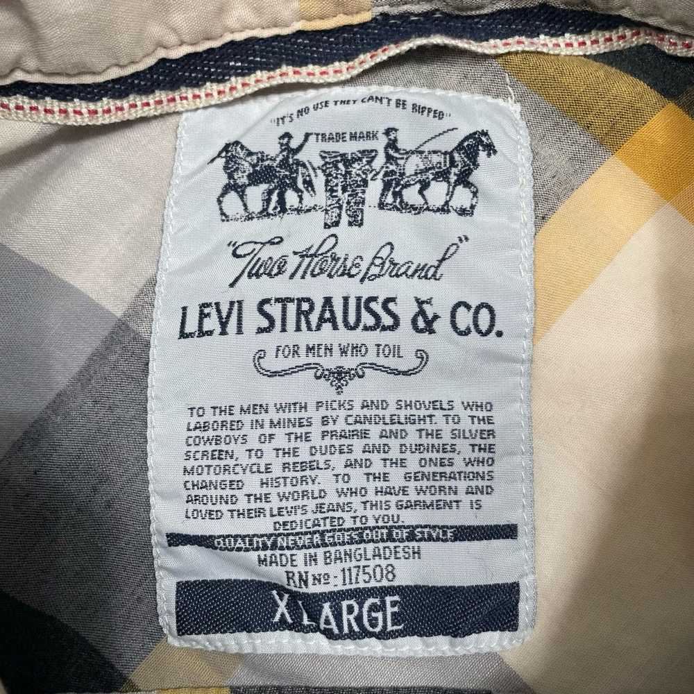 Levi's Levi’s Strauss & Co. Plaid Button-Up L/S S… - image 2