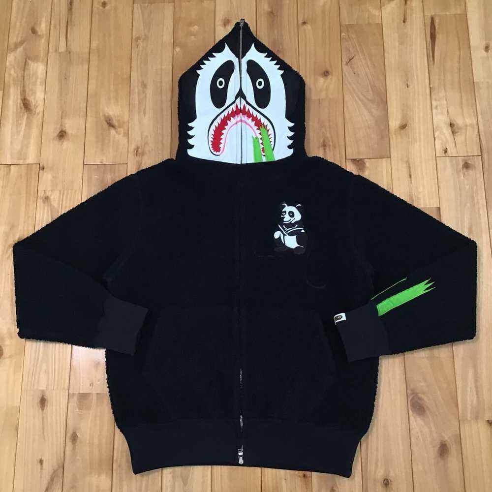 Bape BAPE Boa panda full zip hoodie dark navy - image 1