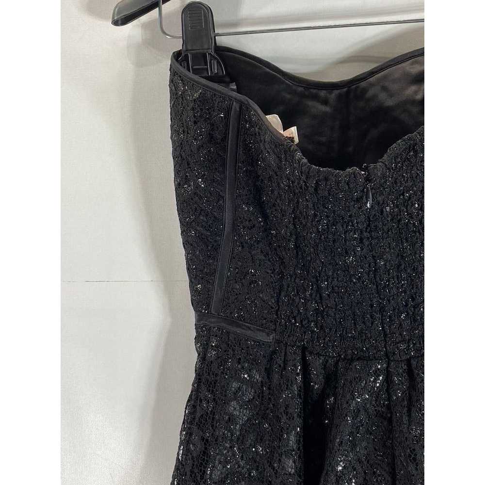 PARKER Women's Black Lace Strapless Fit & Flare M… - image 6