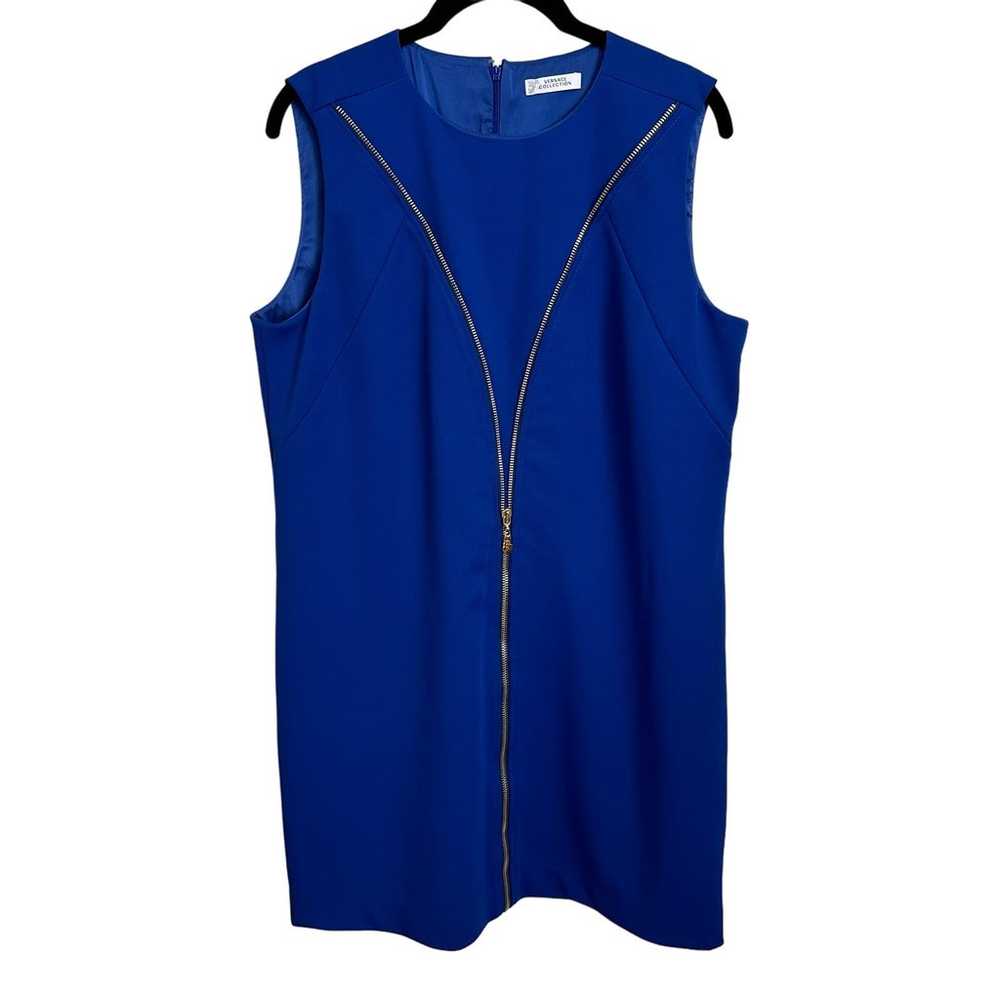 Versace Collection Blue Sheath Cocktail Dress  Si… - image 1