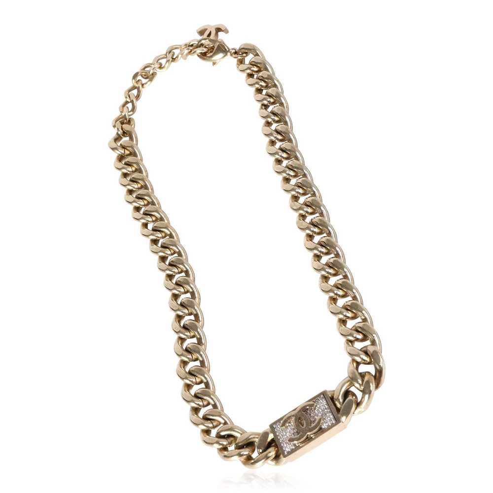 Chanel Chanel CC Strass Choker Necklace - image 2