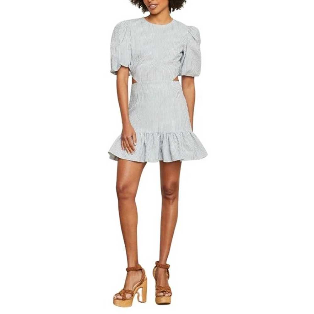 NEW Veronica Beard Iker Mini Dress Womens 12 Puff… - image 1