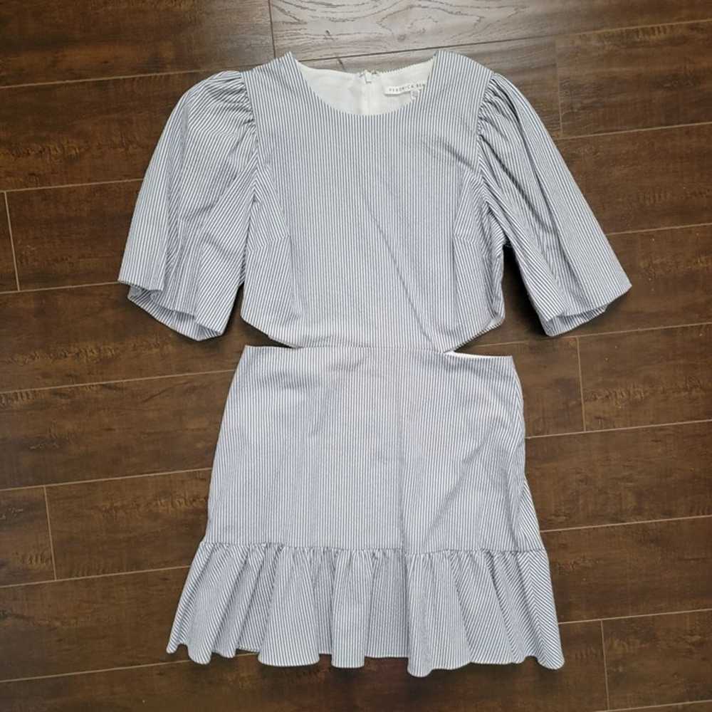 NEW Veronica Beard Iker Mini Dress Womens 12 Puff… - image 2