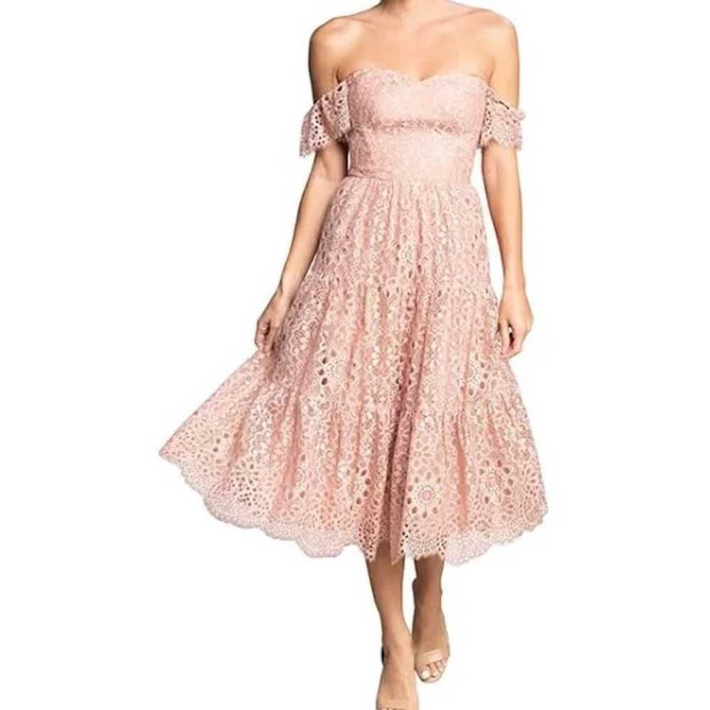 DRESS THE POPULATION River Lace Dress Blush Women… - image 1