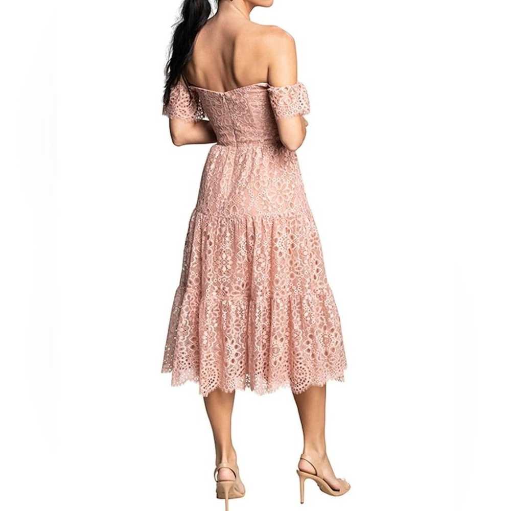 DRESS THE POPULATION River Lace Dress Blush Women… - image 5