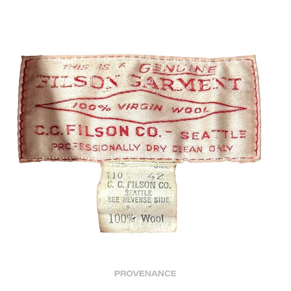 Filson 🔴 Filson Mackinaw Wool Cruiser Jacket - S… - image 11