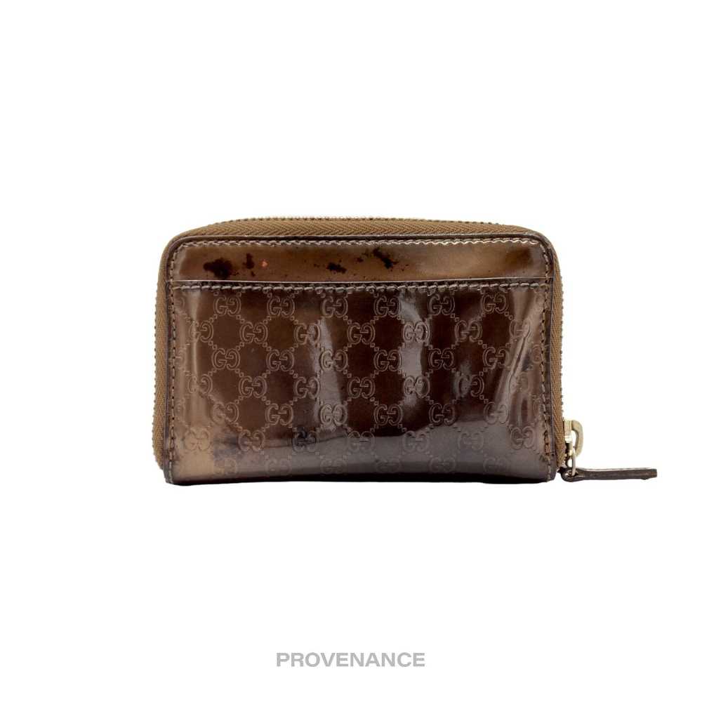 Givenchy 🔴 Gucci Key Chain Zip Card Wallet - Bro… - image 1