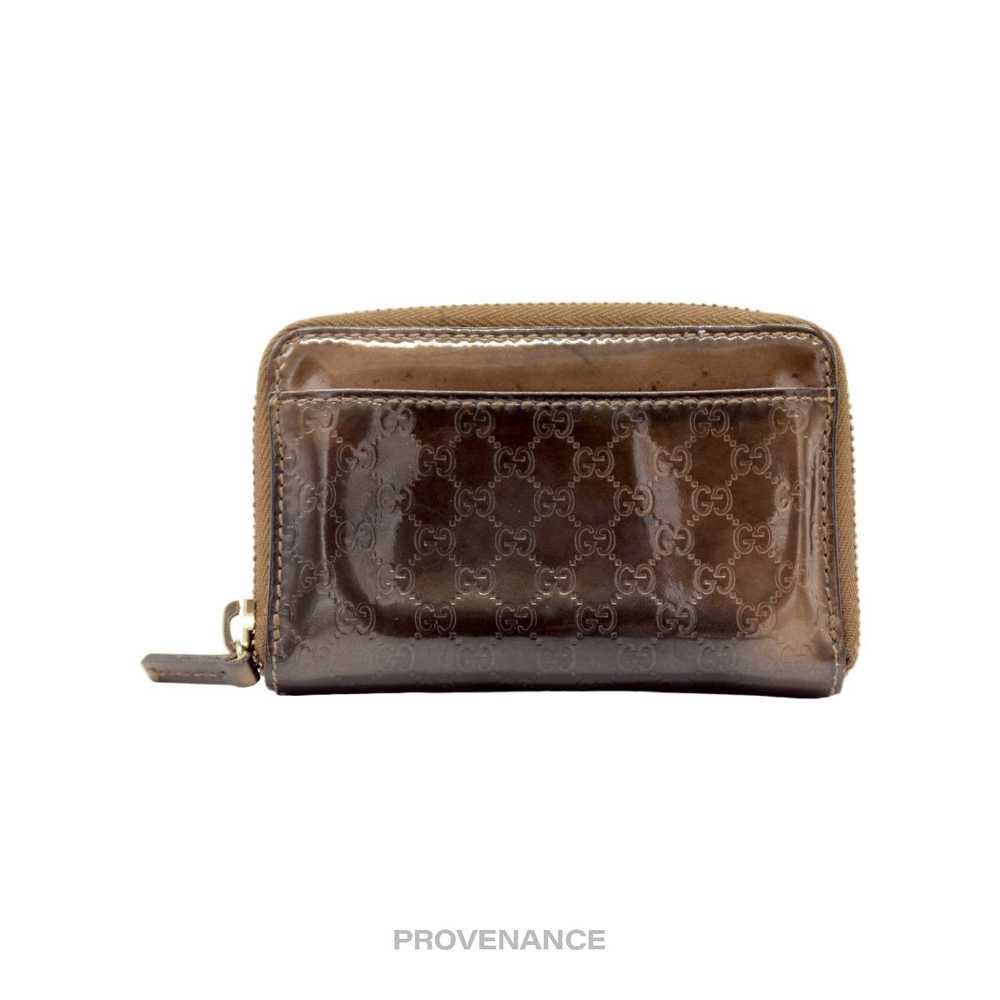 Givenchy 🔴 Gucci Key Chain Zip Card Wallet - Bro… - image 2