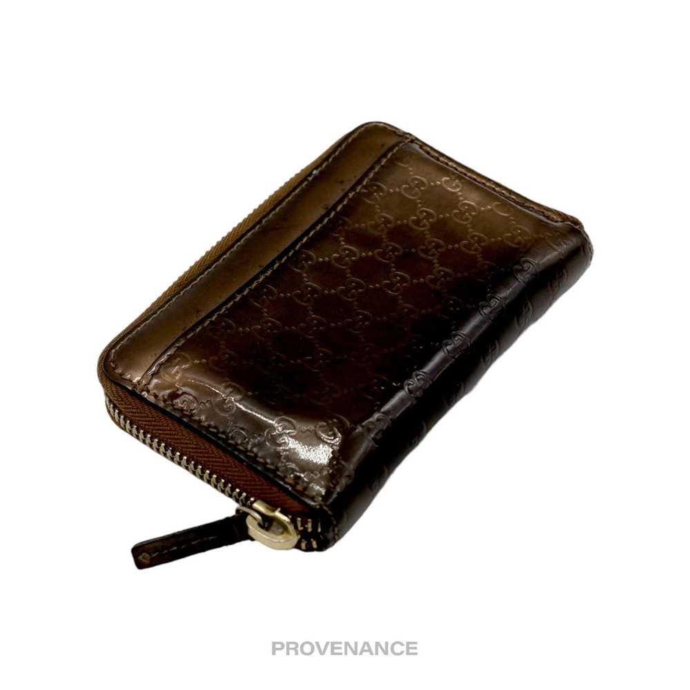 Givenchy 🔴 Gucci Key Chain Zip Card Wallet - Bro… - image 4