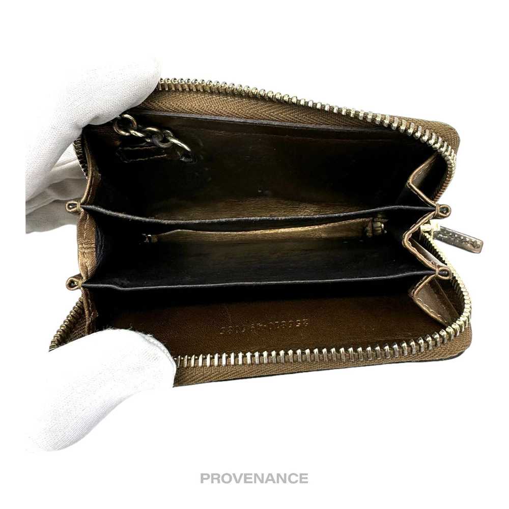 Givenchy 🔴 Gucci Key Chain Zip Card Wallet - Bro… - image 7