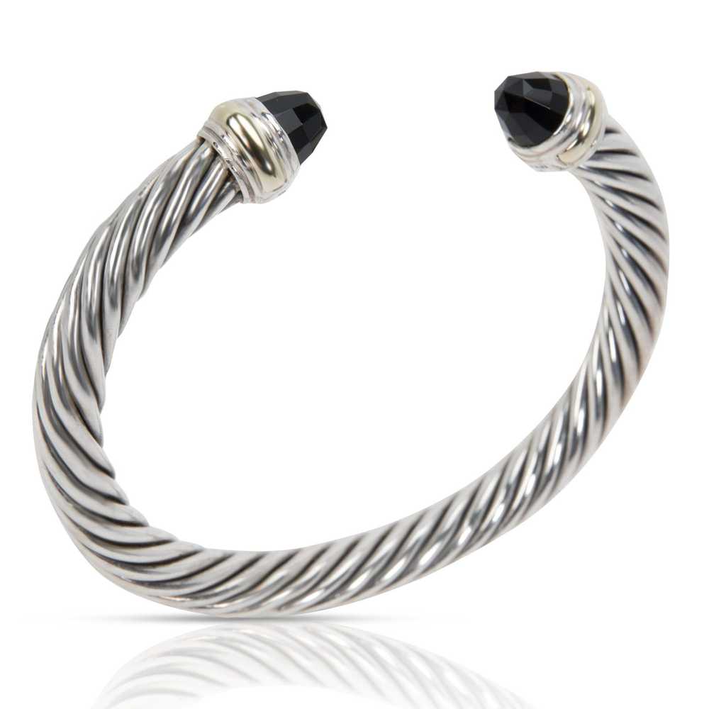 David Yurman David Yurman Black Onyx Cable Bangle… - image 2