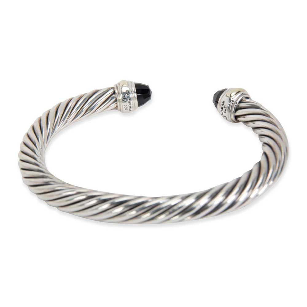 David Yurman David Yurman Black Onyx Cable Bangle… - image 3