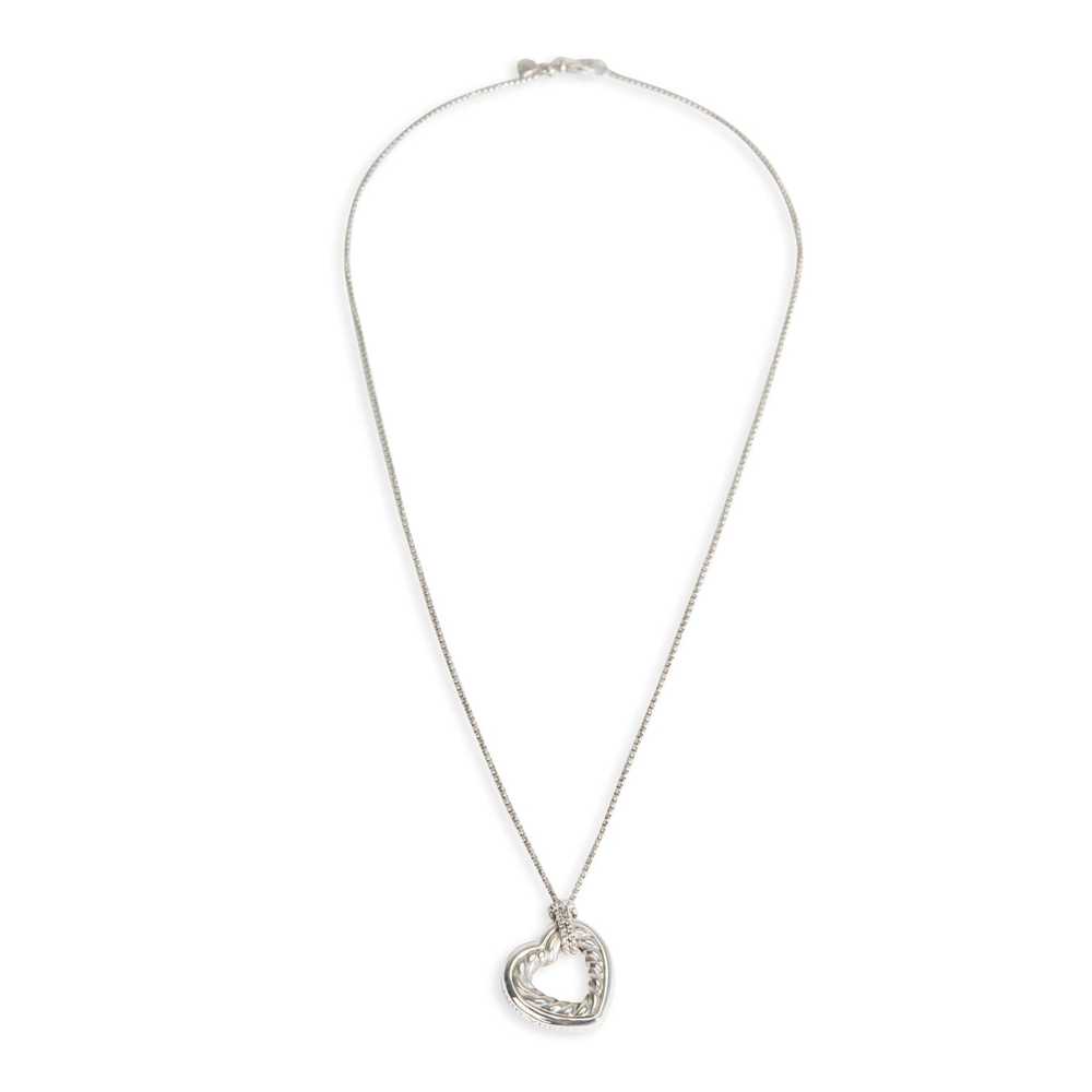 David Yurman David Yurman Cable Heart Pendant in … - image 2