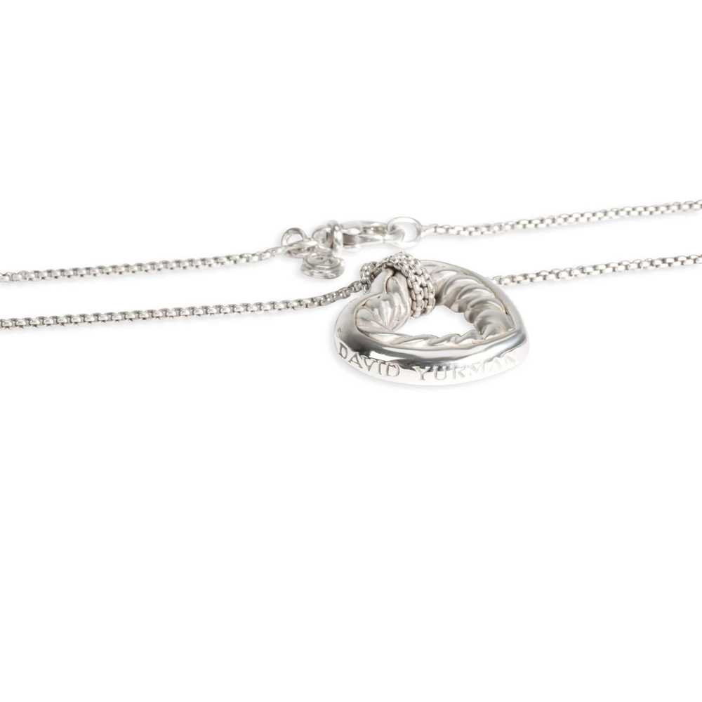 David Yurman David Yurman Cable Heart Pendant in … - image 3