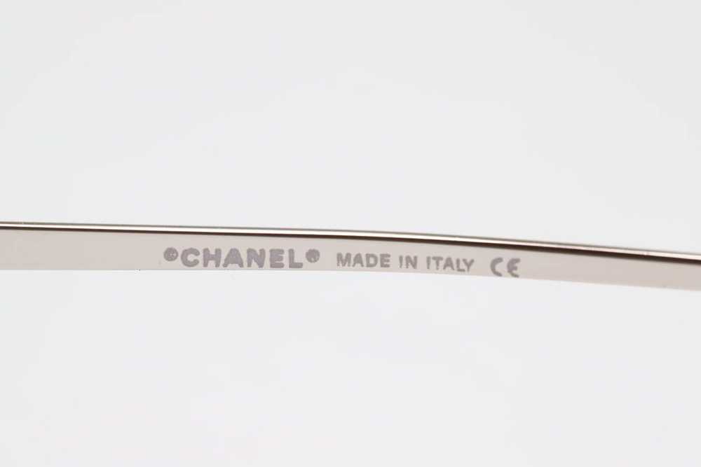 Chanel Chanel Silver Blue Camellia Flower 4085 Su… - image 5