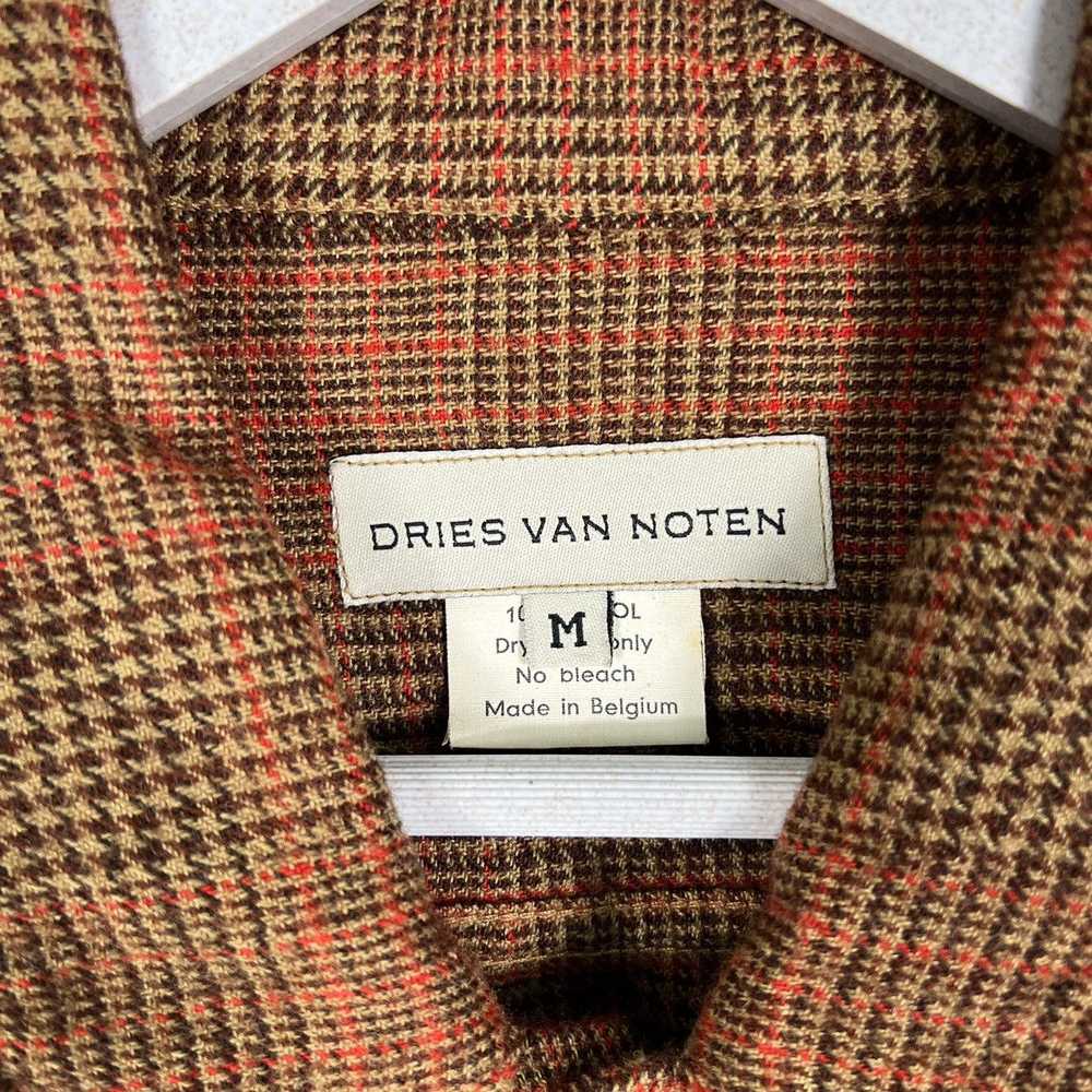 Dries Van Noten 🔥 DRIES VAN NOTEN WOOL RICH BROW… - image 12