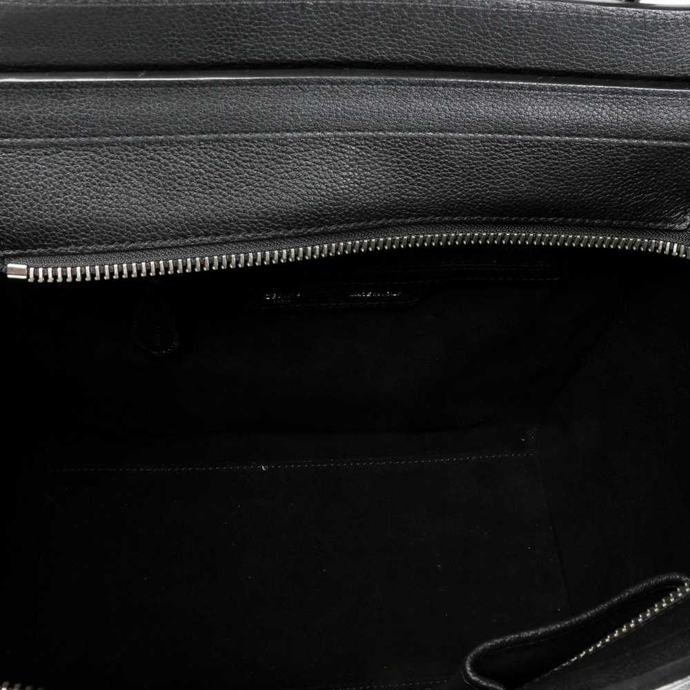 Celine Céline Black Calfskin Leather Micro Luggag… - image 7