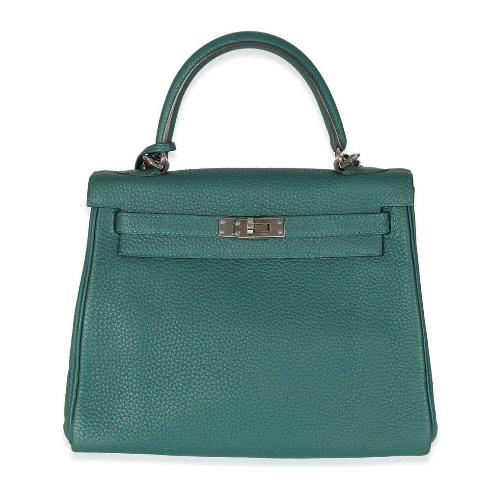 Hermes Hermès Malachite Togo Retourne Kelly 25 PHW - image 1