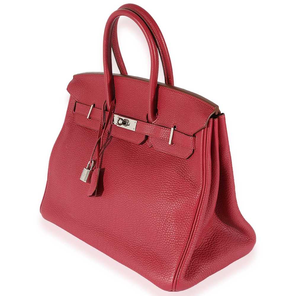 Hermes Hermès Rubis Togo Birkin 35 PHW - image 2