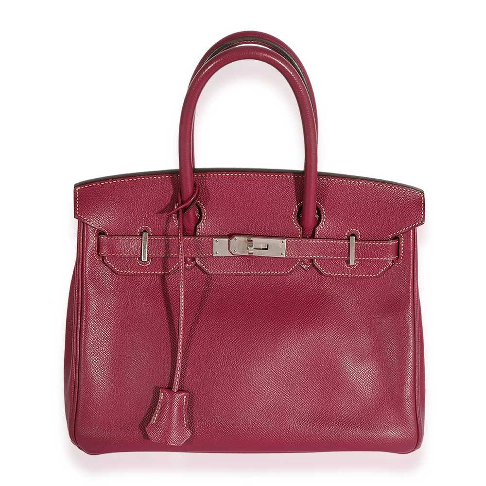 Hermes Hermès Verso Tosca & Rose Tyrien Epsom Bir… - image 1