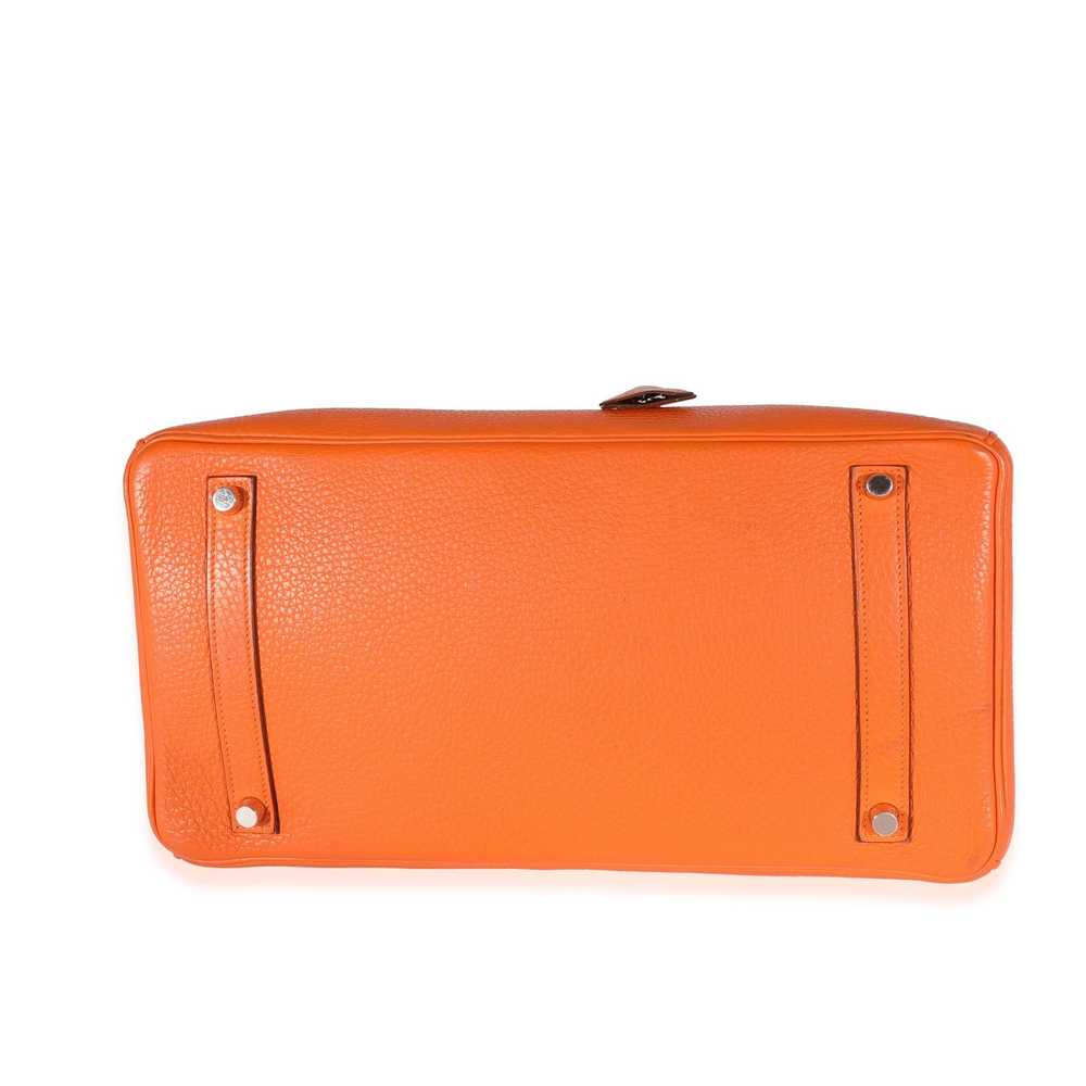 Hermes Hermès Orange Togo Birkin 35 PHW - image 4