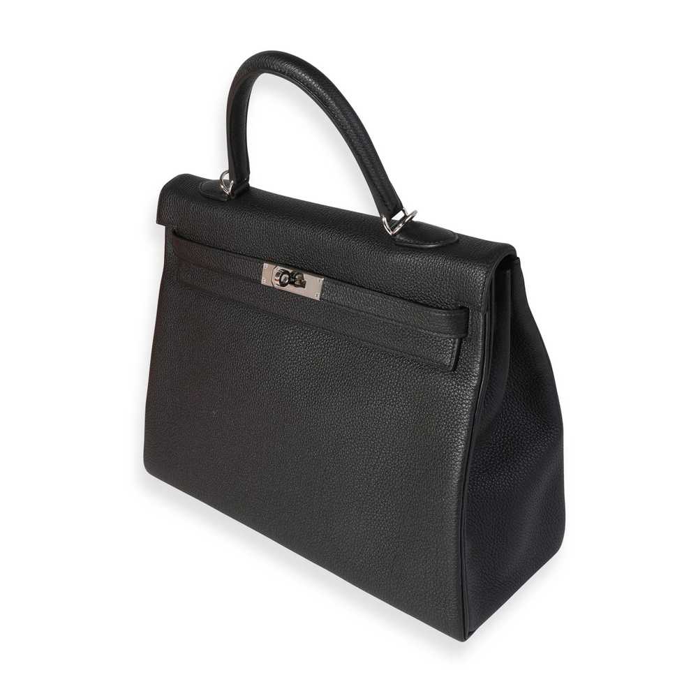 Hermes Hermès Noir Togo Retourne Kelly 35 PHW - image 2