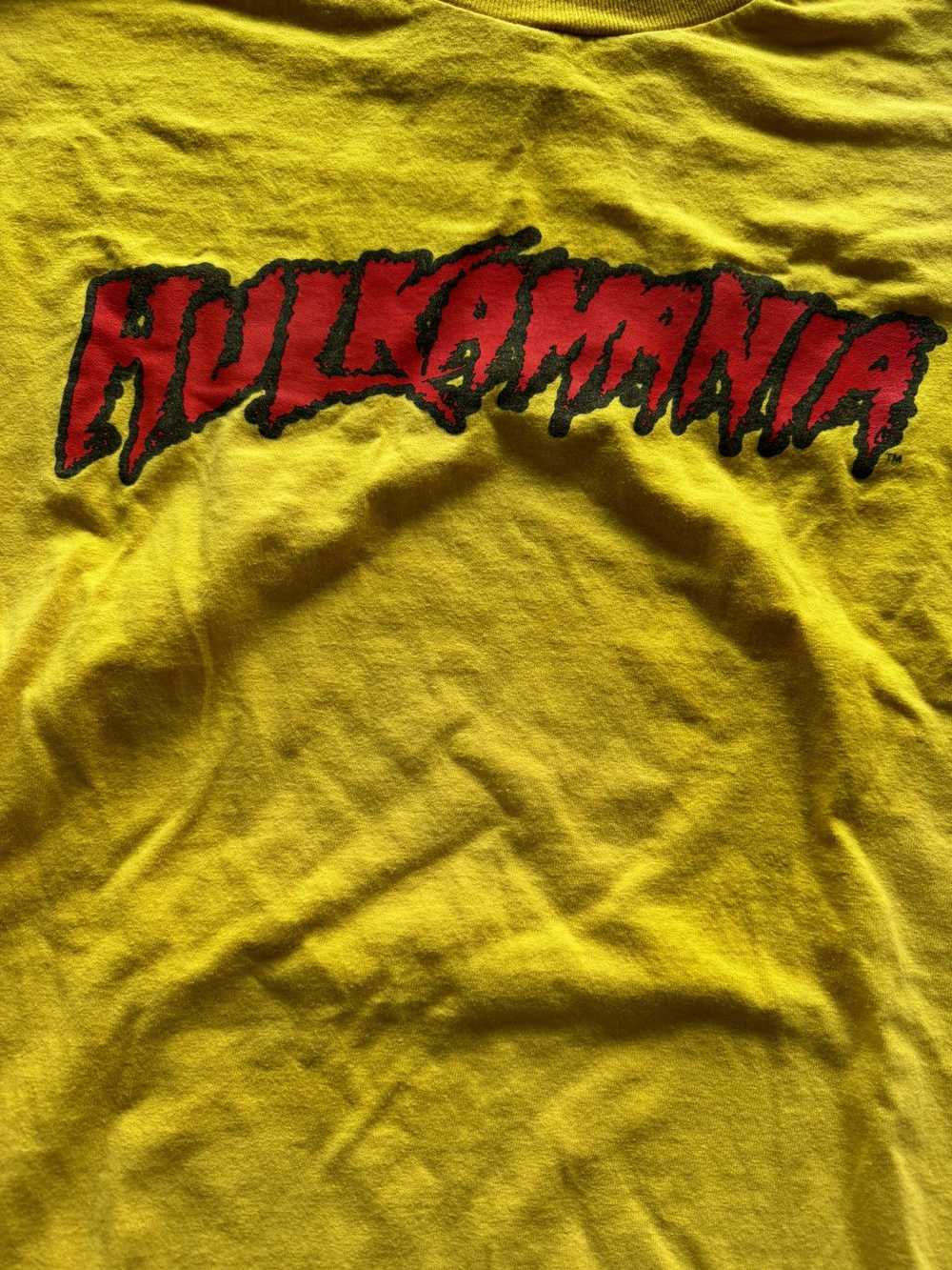 Streetwear × Wwe WWE Hulkmania Yellow Tee Size XXL - image 2