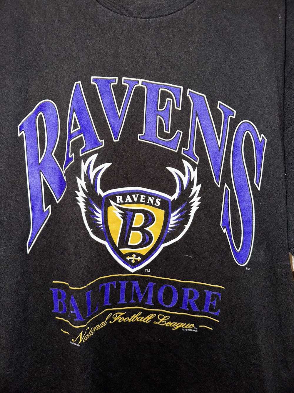 Vintage Vintage 90’s Baltimore Ravens Tee Shirt - image 2