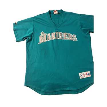 Ken Griffey Jr. #24 SEATTLE MARINERS Baseball Jersey Youth XL Teal Green 2024 Vintage