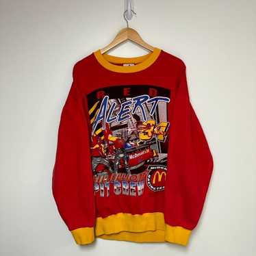 NASCAR Vintage McDonalds Racing Sweatshirt 90s NA… - image 1