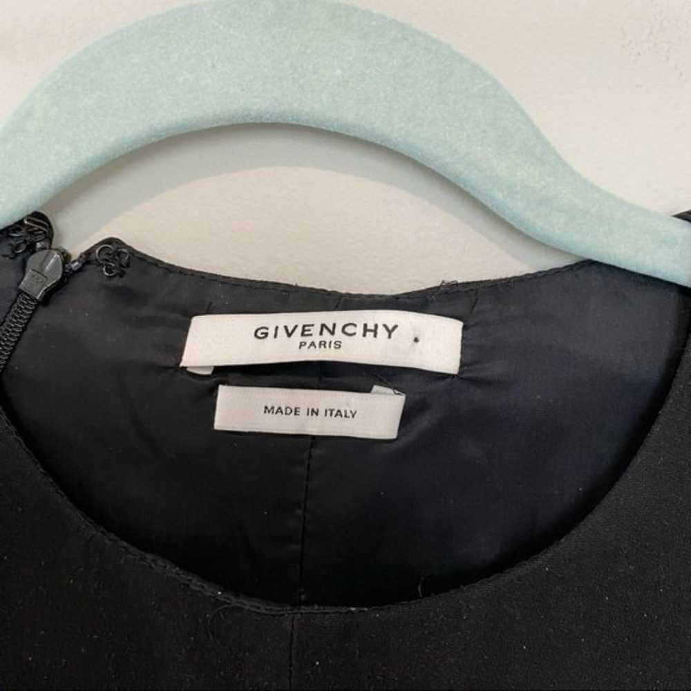 Givenchy Paris Black Ruffle Peplum Sleeveless She… - image 6