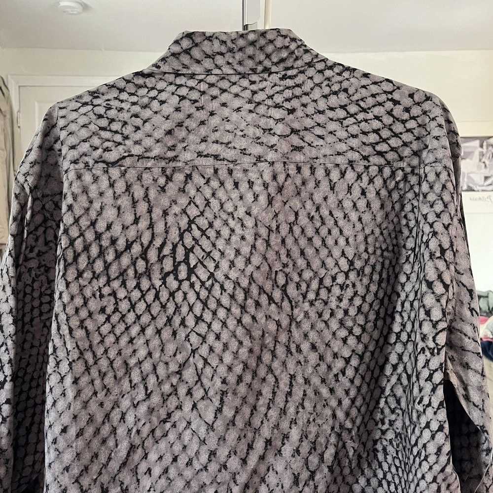 Armani Armani Exchange Dress Shirt Black and Grey - image 6