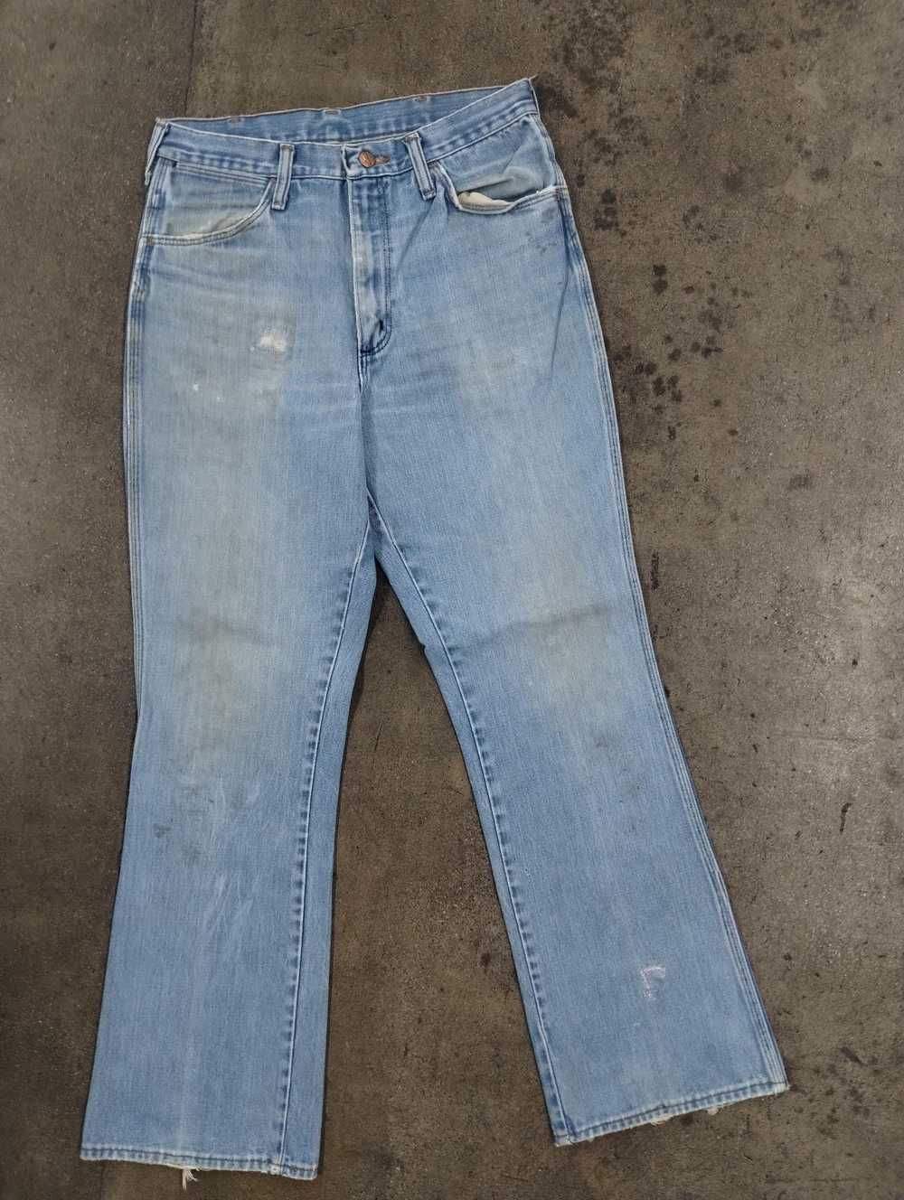 Jean × Vintage Vintage Wrangler Distressed Denim … - image 1