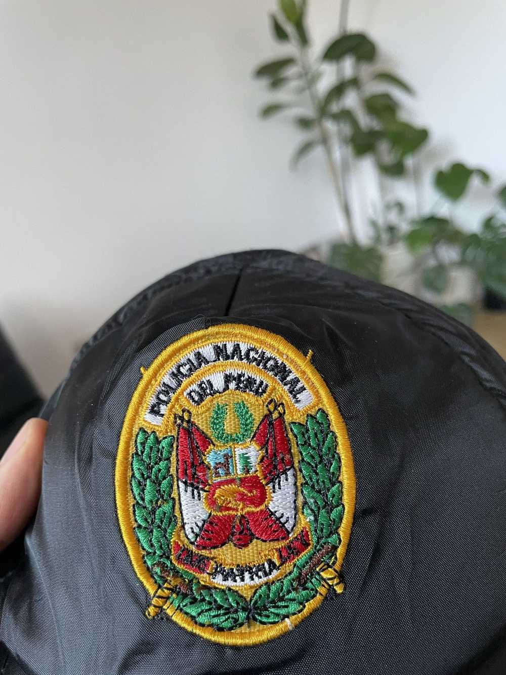 Hat × Police × Vintage Police Peru Vintage Nylon … - image 6