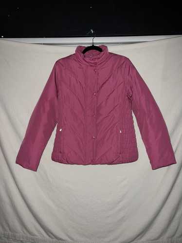 Mossimo Mossimo Pink Puffer Jacket Y2K Full Zip