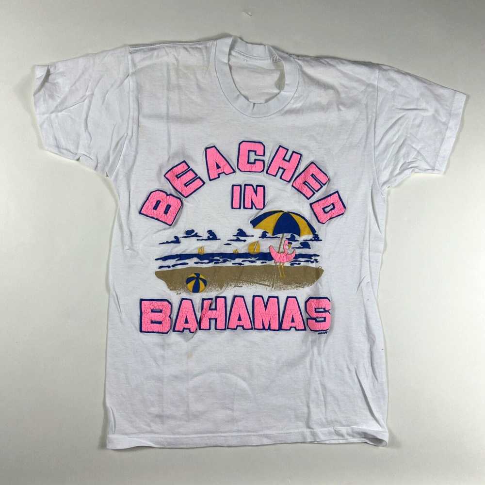 Vintage Vintage Beaches In Bahamas Shirt M - image 1
