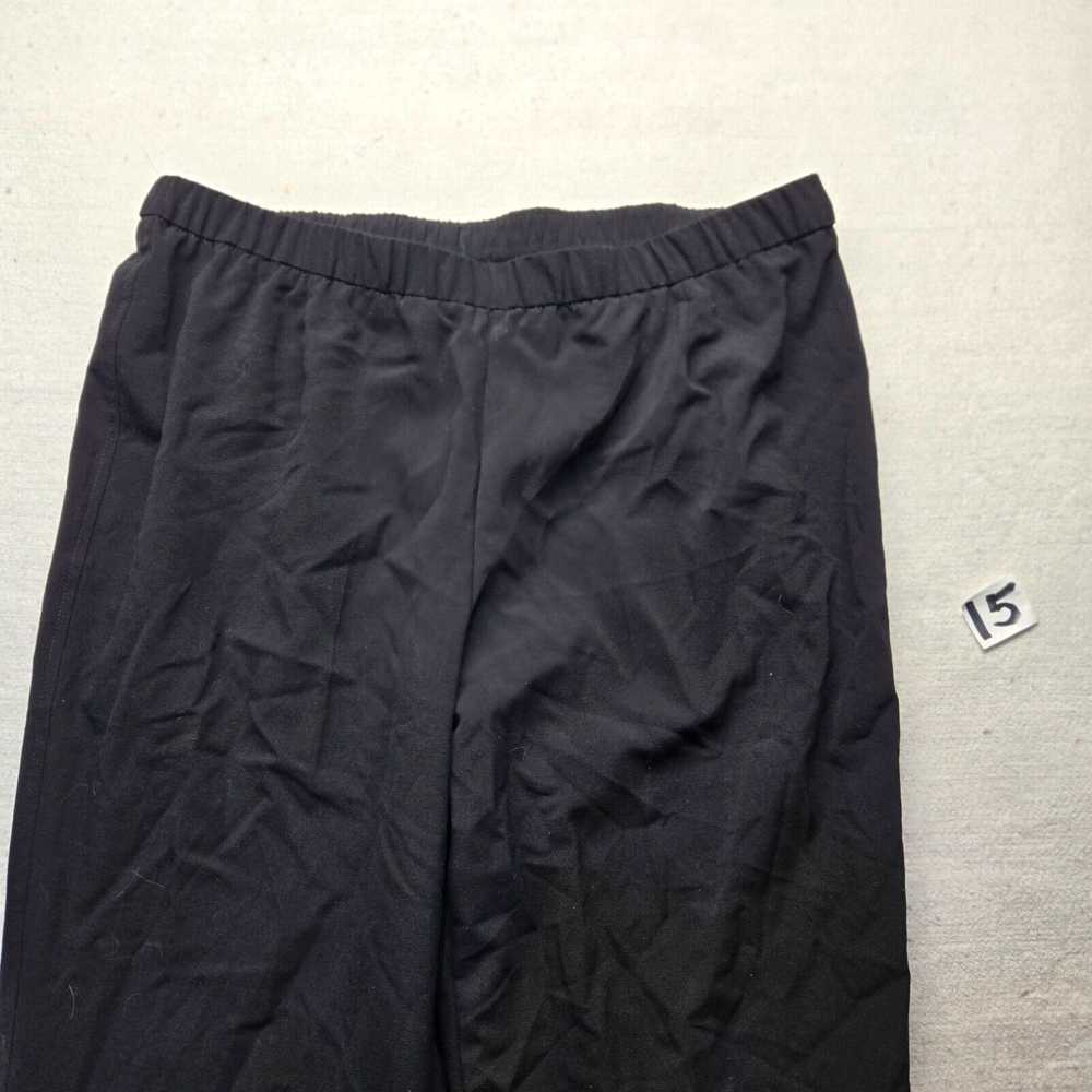 Vintage Kim Rogers Dress Pants Solid Black Trouse… - image 2