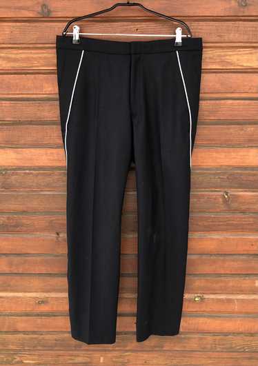 Cmmn Swdn Wool Trousers With Reflective Stripe