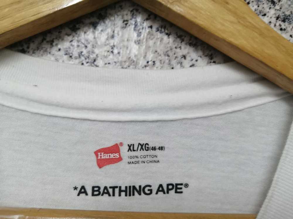 Bape × Hanes bape hanes very rare - image 4